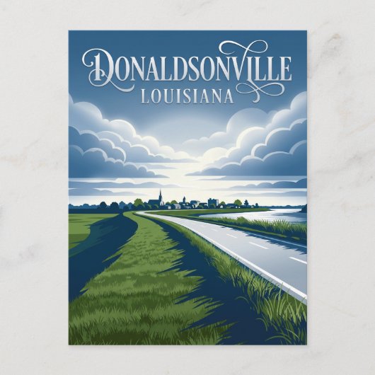Donaldsonville USA Postkarte (Vorderseite)