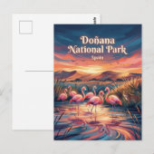 Doñana-Nationalpark Spanien Postkarte (Vorne/Hinten)