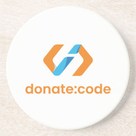 donate:code Sandstone Untersetzer
