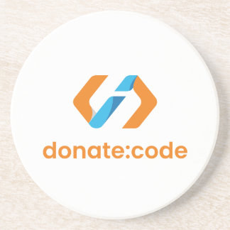 donate:code Sandstone Untersetzer