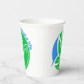 Donate Life an Organ Donor Awareness Butterfly Pappbecher (Rechts)