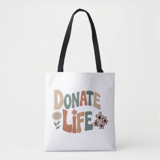 Donate Life BoHo Awareness Tasche (Vorderseite)