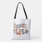 Donate Life BoHo Awareness Tasche (Rückseite)