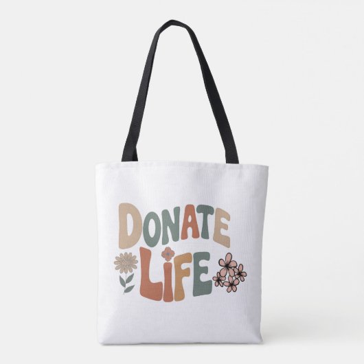 Donate Life BoHo Awareness Tasche (Rückseite)
