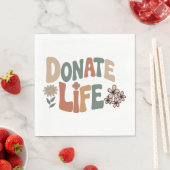 Donate Life BOHO Serviette (Beispiel)