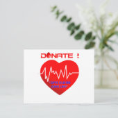 DONATE POSTKARTE (Stehend Vorderseite)