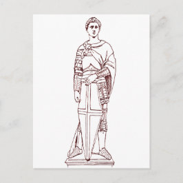 Donatello’s Saint George - Renaissance Sculpture Feiertagspostkarte