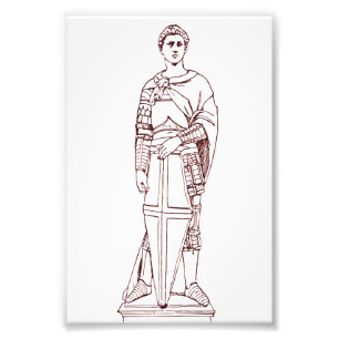 Donatellos Sankt Georg - Renaissance-Skulptur Fotodruck