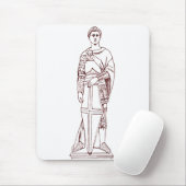Donatellos Sankt Georg - Renaissance-Skulptur Mousepad (Mit Mouse)