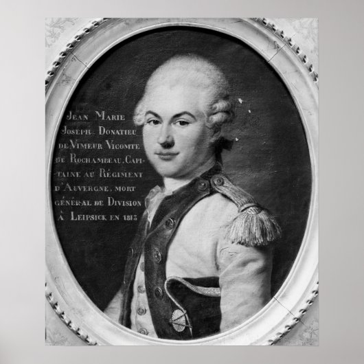 Donatien Marie Joseph de Vimeur Poster (Vorne)