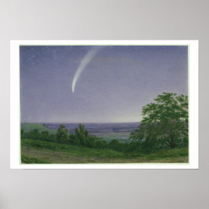 Donatis Komet, Oxford, 7.30pm, am 5. Oktober 1858 Poster