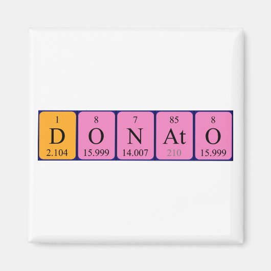 Donato-Periodenmagnet Magnet (Vorne)