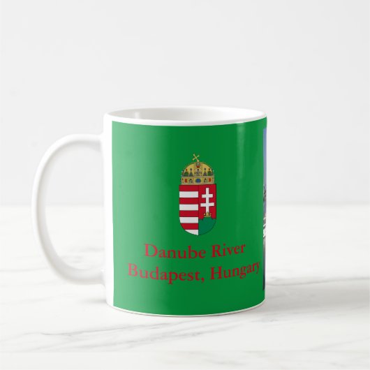 Donau, Budapest, Ungarn Kaffeetasse (Links)