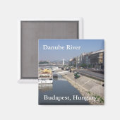 Donau, Budapest, Ungarn Magnet (Vorderseite/Rückseite)