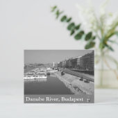 Donau, Budapest, Ungarn Postkarte (Stehend Vorderseite)