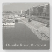 Donau, Budapest, Ungarn Steinuntersetzer (Vorderseite)