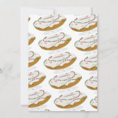 Donau Lights White Virtual Christmas Party Einladung (Rückseite)