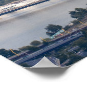 Donau und neue Donau Poster (Ecke)