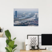 Donau und neue Donau Poster (Heimbüro)