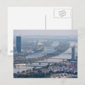 Donau und neue Donau Postkarte (Vorne/Hinten)