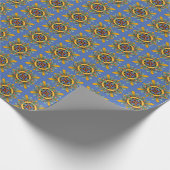 Donau-Viktorianisches Tile-Design Geschenkpapier (Ecke)