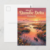 Donaudelta Rumänien Postkarte (Vorne/Hinten)