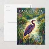 Donaudelta Rumänien Postkarte (Vorne/Hinten)
