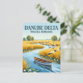 Donaudelta Rumänien Postkarte (Stehend Vorderseite)