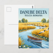 Donaudelta Rumänien Postkarte (Vorne/Hinten)