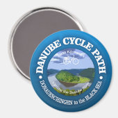Donauradweg (Fahrrad c) Magnet (Vorderseite/Rückseite)