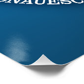 Donauradweg (Fahrrad c) Poster (Ecke)