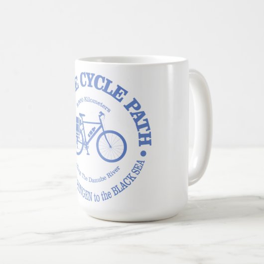 Donauradweg (Fahrrad) Kaffeetasse (VorderseiteRechts)