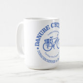 Donauradweg (Fahrrad) Kaffeetasse (Vorderseite Links)