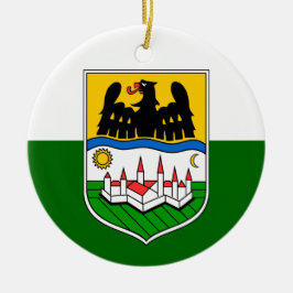 Donauschwaben-Flag Keramik Ornament