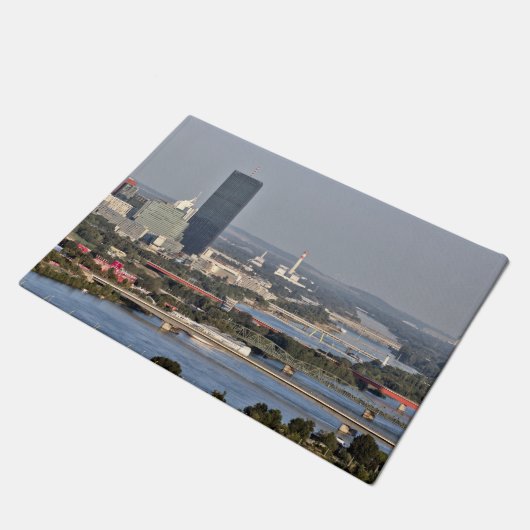 Donaustadt, Wien Österreich Fußmatte (Schrägansicht)