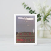 Doncaster, England - Erste Flugrennen Postkarte (Stehend Vorderseite)