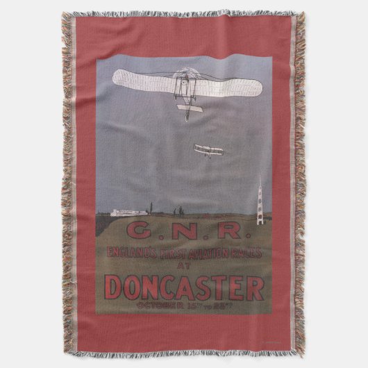 Doncaster, England - erste Luftfahrt-Rennen Decke (Vorderseite Vertikal)