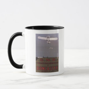 Doncaster, England - Erste Luftfahrt Rennen Tasse