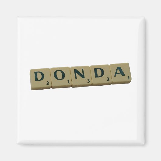 Donda Letter Tiles Magnet (Vorne)