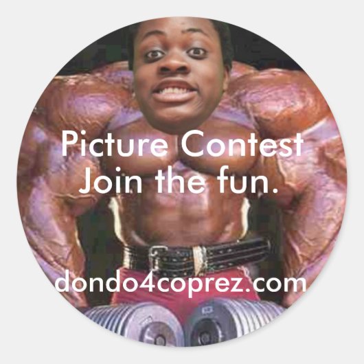 Dondo Buff Runder Aufkleber (Vorderseite)