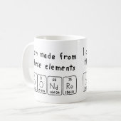 Dondre Periodenname Tasse (Vorderseite Links)