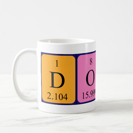 Dondre Periodenname Tasse (Links)