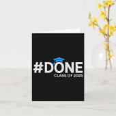 #done Cl of 2025 - Abschluss So Done 2025 Karte (Gelbe Blume)
