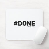 #done Cl of 2025 Graduate Funny 2025 Abschluss Mousepad (Mit Mouse)