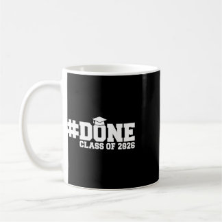 #done Cl Of 2026 Abschlussfeier Für Sie Ihn Grad S Kaffeetasse