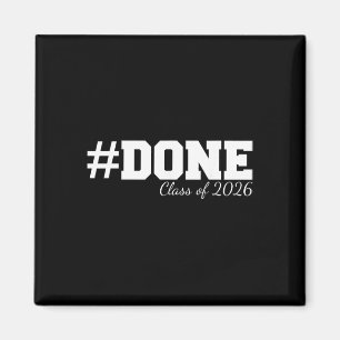 #done Cl Von 2026 Abschluss Für Sie Ihn Grad Senio Magnet