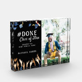 #Done | Einfache Graduate Name Class Year & School Fotoblock (Links)