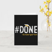 Done Kindergarten Abschluss 2025 Geschenklehrer La Karte (Gelbe Blume)