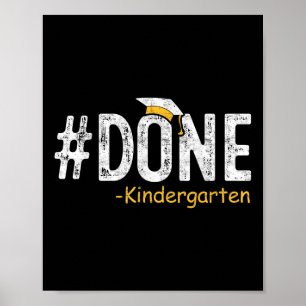 Done Kindergarten Abschluss 2025 Geschenklehrer La Poster