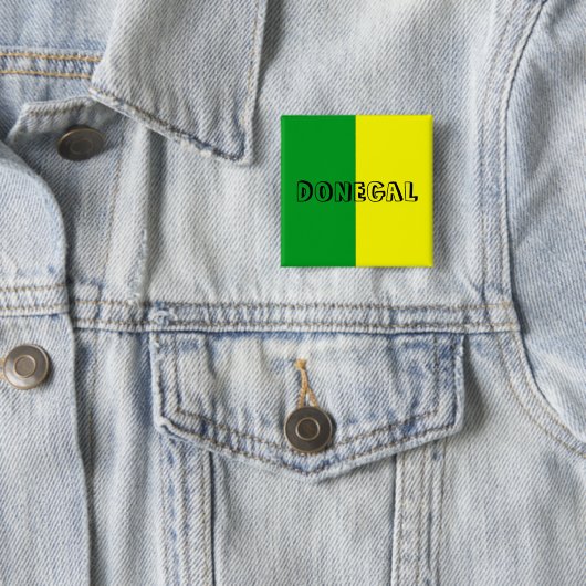 Donegal Flag Button Abzeichen (Beispiel)